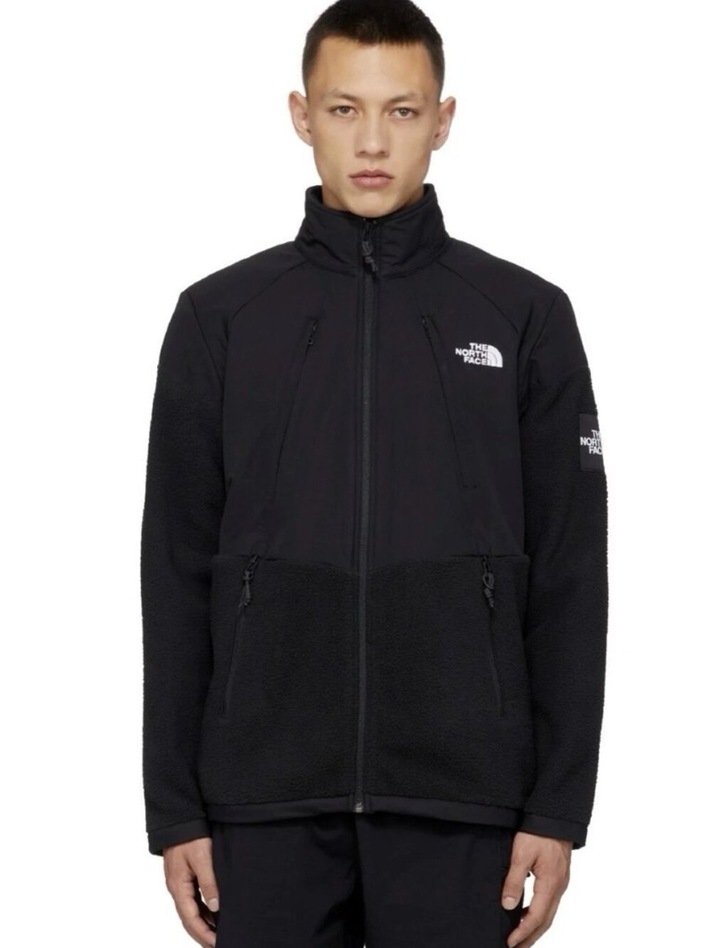 The North Face NWT Mens Denali Phlego Full Zip Fleece Jacket In Black Size XL